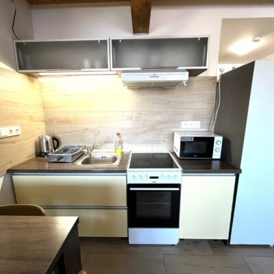 kuchyň v apartmánu 1-ubytování Jihlava