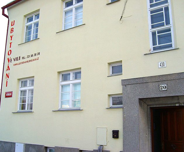 ubytovna v Jihlavě